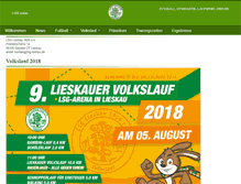 Tablet Screenshot of lsg-lieskau.de